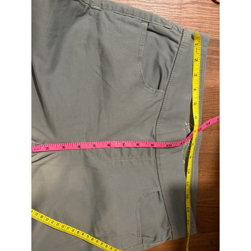 Gloria Vanderbilt Women’s Crop Length Mid-Rise Pull-On Pants Green, Size 8 EUC - Picture 4 of 7